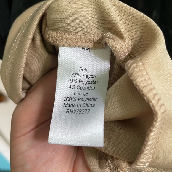 EUC Apt. 9 Burnout Dress with Handkerchief Hem Sz L - Picture 5 of 5